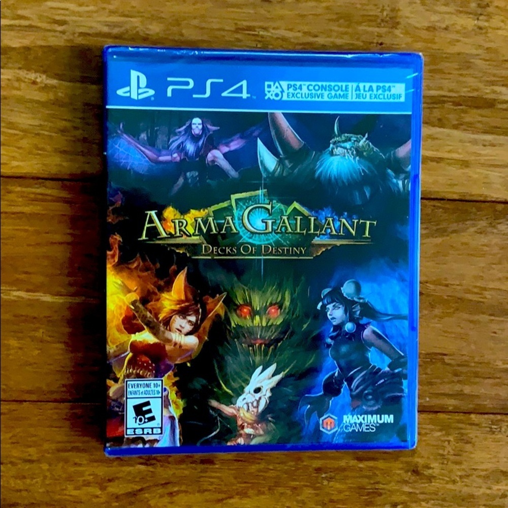 ☀️ 3/$36 or 2/$30 NEW *SEALED* PS4 ArmaGallant Desk of Destiny E10+